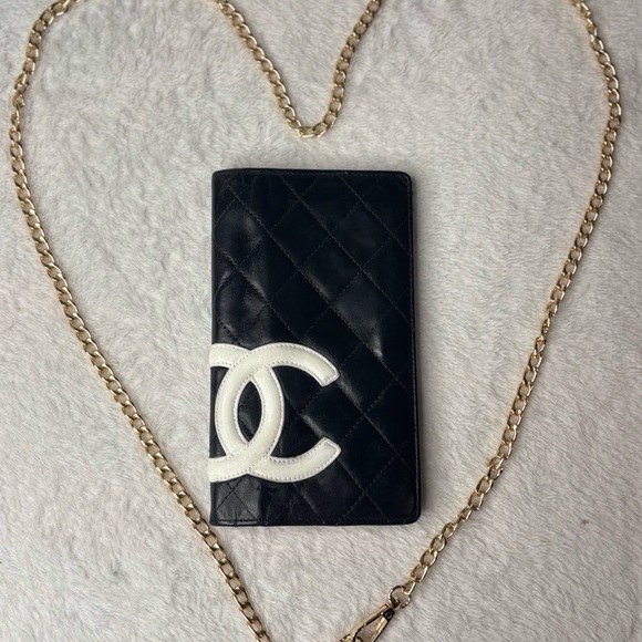 CHANEL Black Quilted WOC with Gold Chain - Picture 1 of 10